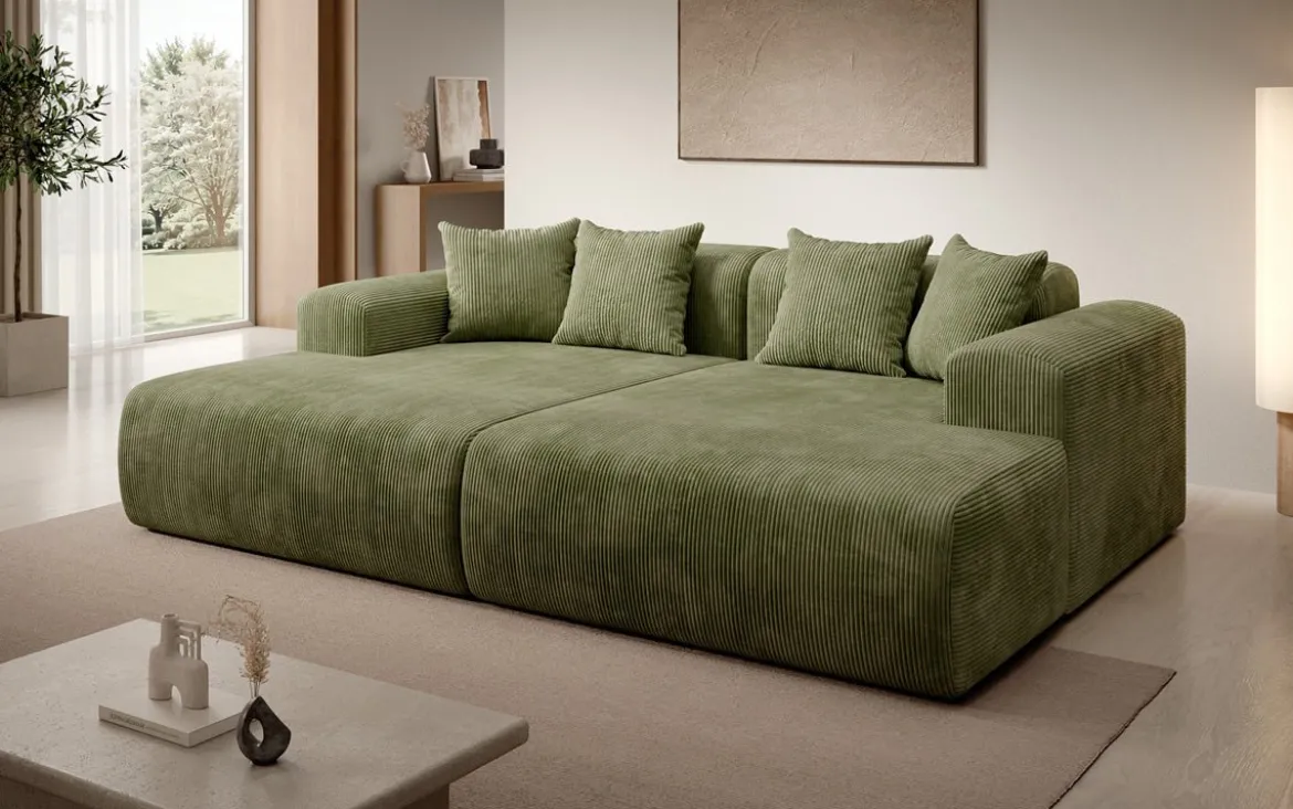 Designer Lounge-Sofa Shelly in Cord