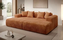 Designer Lounge-Sofa Shelly in Cord