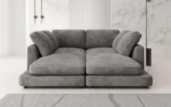 Designer Lounge-Sofa Thalessa in Cord