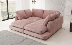 Designer Lounge-Sofa Thalessa in Cord