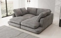 Designer Lounge-Sofa Thalessa in Cord