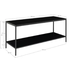 Designer Lowboard Quarto Metallgestell