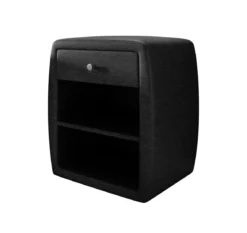 Designer Nachttisch Amalia mit USB Anschluss (Stoff)