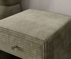 Designer Nachttisch Amy in Cord