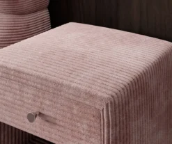 Designer Nachttisch Amy in Cord