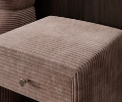 Designer Nachttisch Amy in Cord