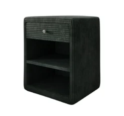 Designer Nachttisch Amy in Cord