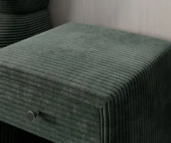 Designer Nachttisch Amy in Cord