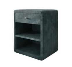 Designer Nachttisch Amy in Cord