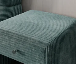 Designer Nachttisch Amy in Cord