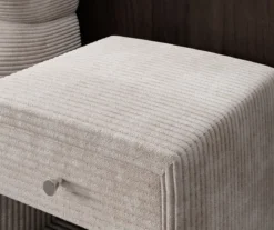 Designer Nachttisch Amy in Cord
