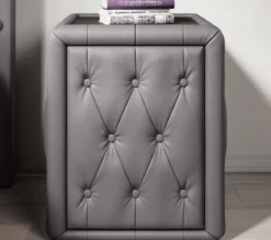 Designer Nachttisch Evora (Kunstleder)