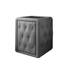 Designer Nachttisch Josy in Bouclé
