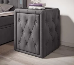 Designer Nachttisch Josy in Samt