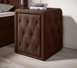 Designer Nachttisch Josy in Samt