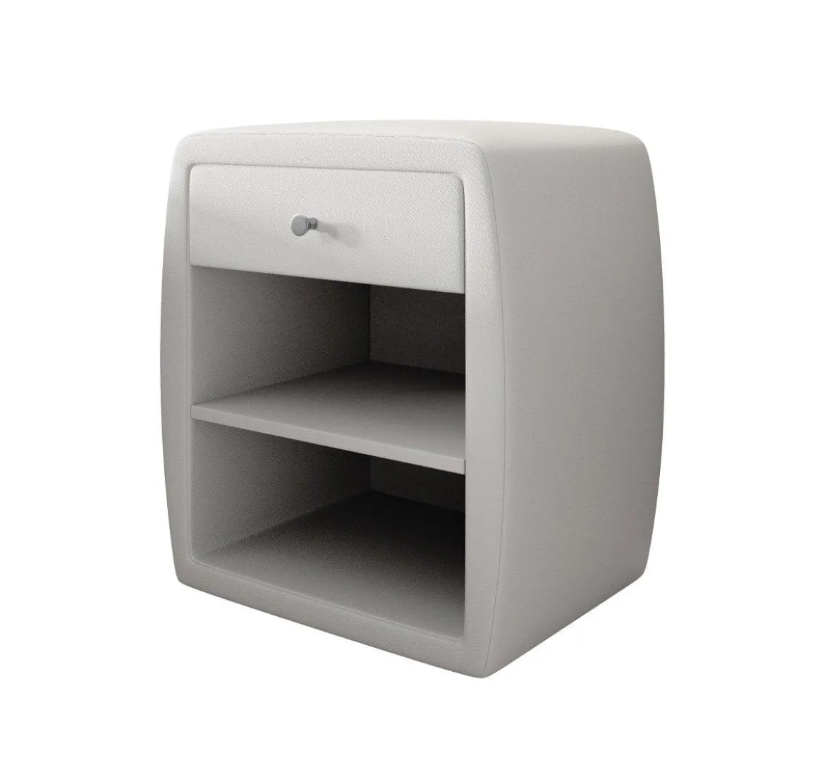 Designer Nachttisch Lilly mit USB Anschluss in Samt