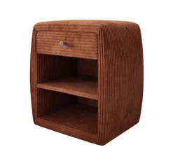 Designer Nachttisch Lilly mit USB Anschluss in Cord