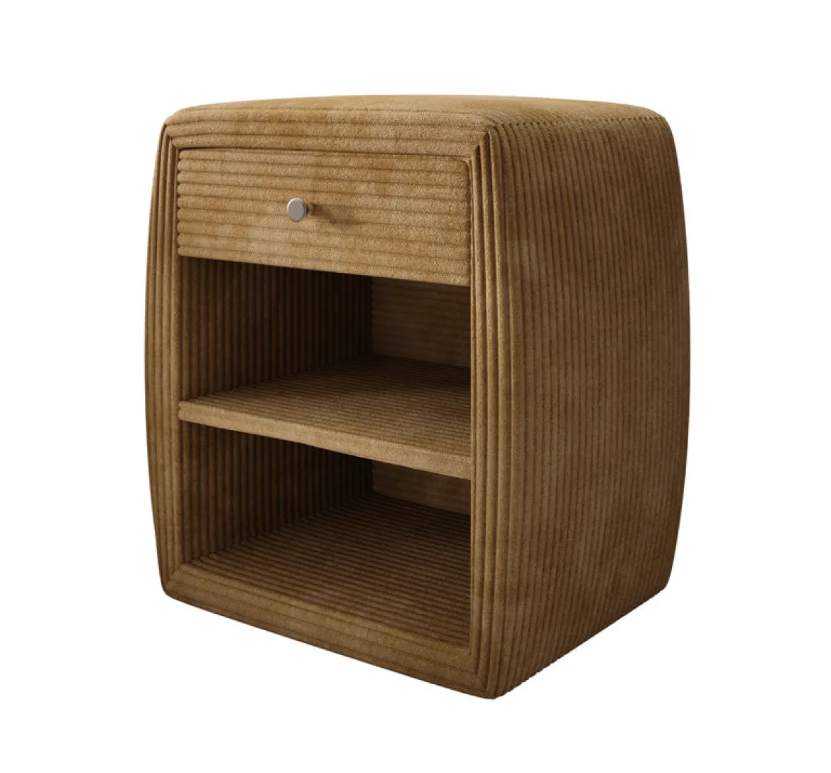 Designer Nachttisch Lilly mit USB Anschluss in Cord
