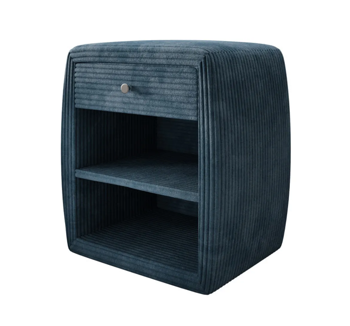 Designer Nachttisch Lilly mit USB Anschluss in Cord