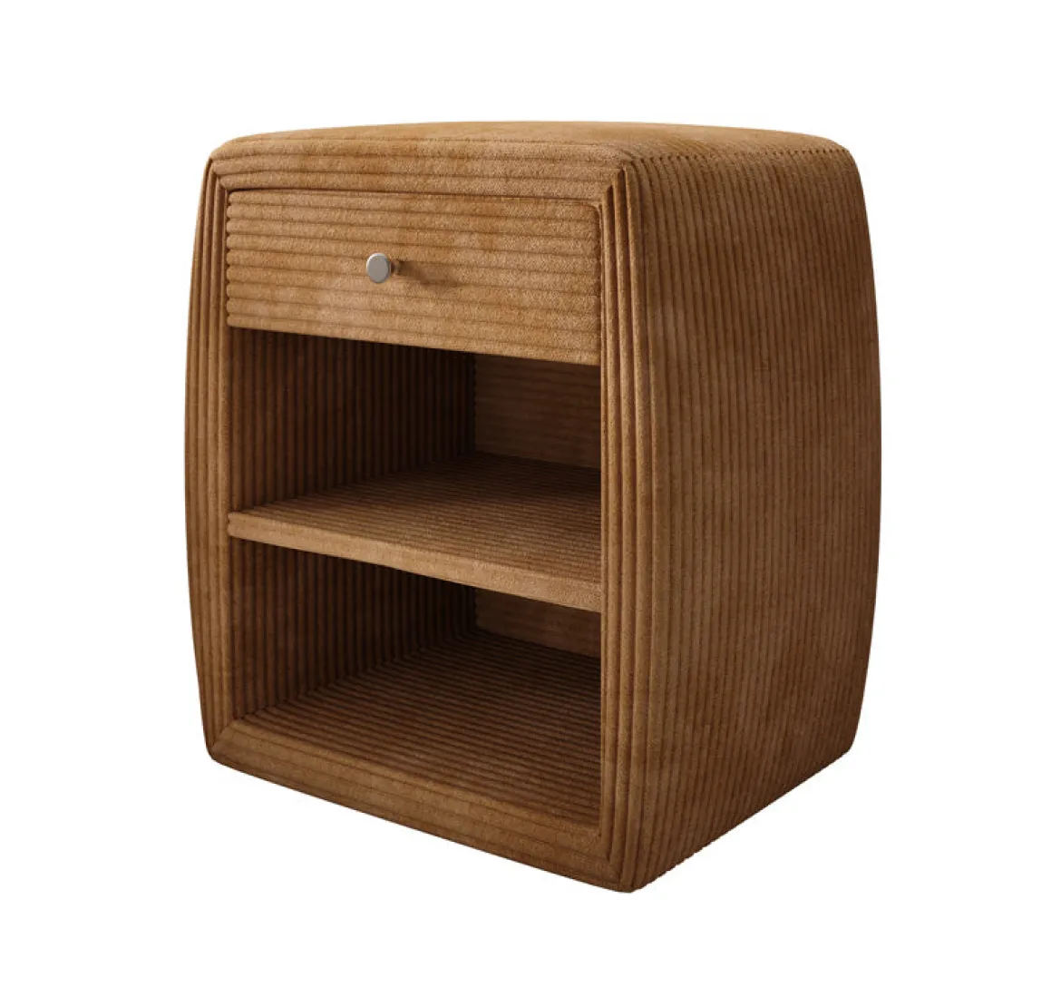 Designer Nachttisch Lilly mit USB Anschluss in Cord