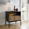 Designer Nachttisch Nayra inkl. LED