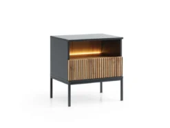 Designer Nachttisch Nayra inkl. LED
