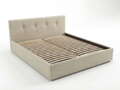 Designer Polsterbett Alva in Samt mit Stauraum