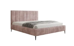 Designer Polsterbett Astrid in Cord mit Stauraum