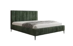 Designer Polsterbett Astrid in Cord mit Stauraum