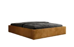 Designer Polsterbett Base mit Stauraum ohne Headboard in Cord