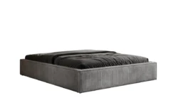 Designer Polsterbett Base mit Stauraum ohne Headboard in Cord