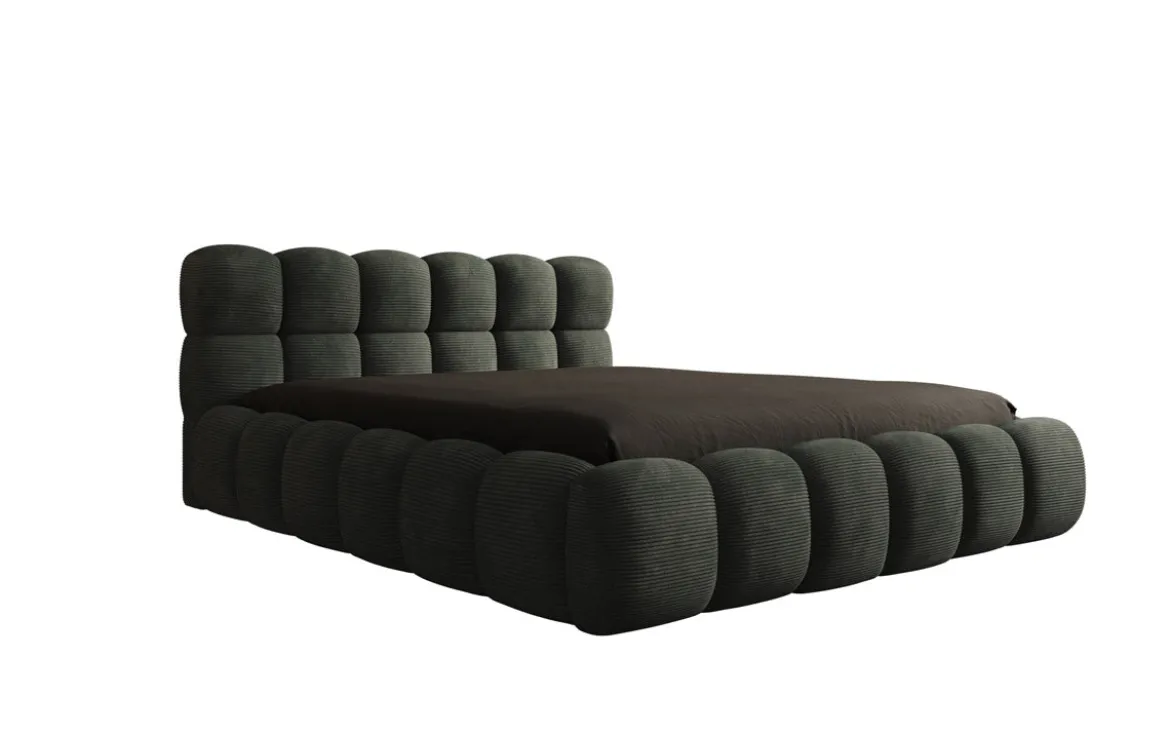 Designer Polsterbett Boston Cord mit Stauraum