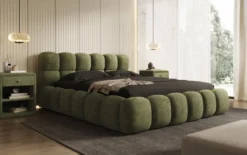 Designer Polsterbett Boston Cord mit Stauraum