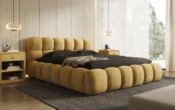 Designer Polsterbett Boston Cord mit Stauraum