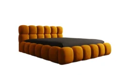 Designer Polsterbett Boston Samt mit Stauraum