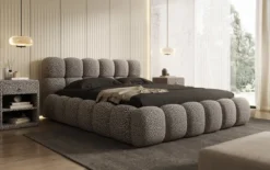 Designer Polsterbett Boston Wild Edition mit Stauraum