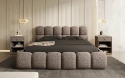 Designer Polsterbett Boston Wild Edition mit Stauraum