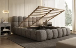 Designer Polsterbett Boston Wild Edition mit Stauraum