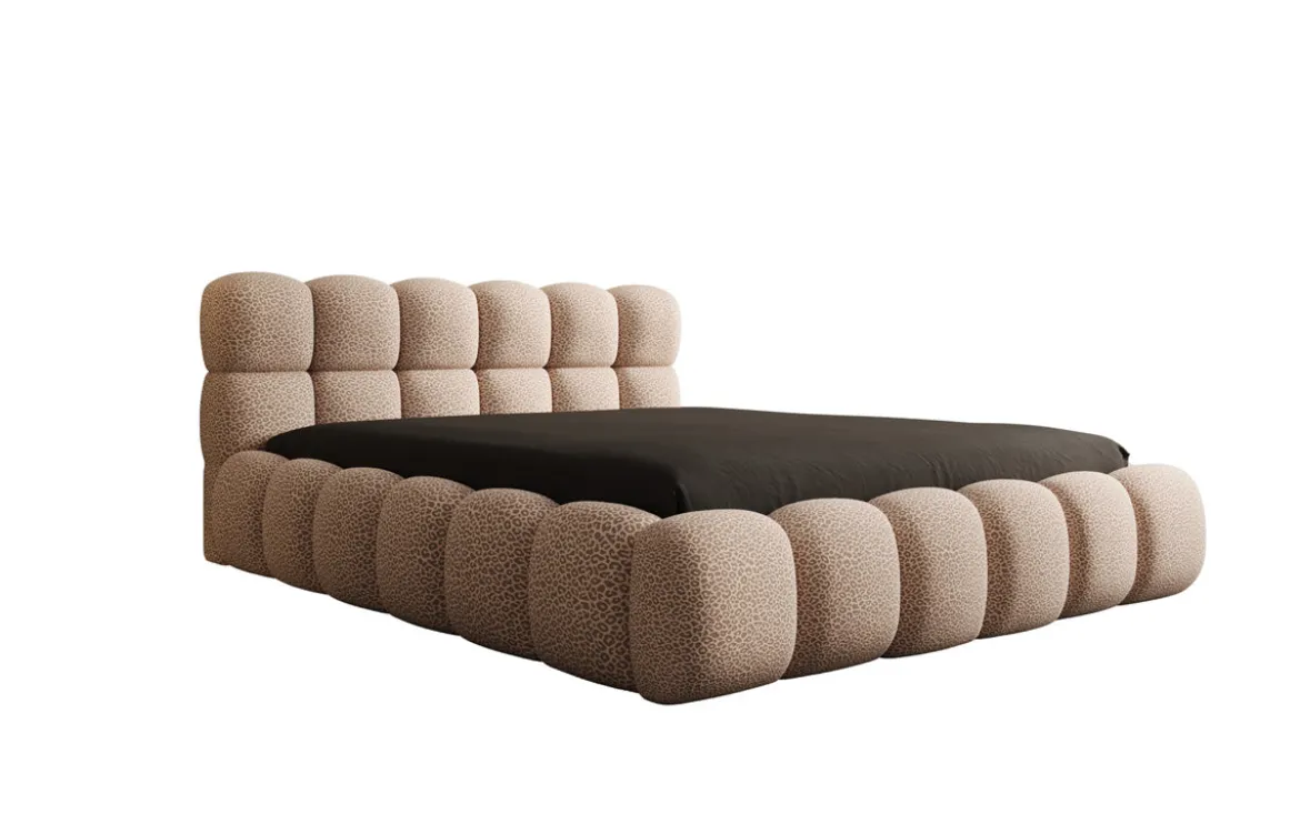 Designer Polsterbett Boston Wild Edition mit Stauraum