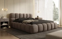Designer Polsterbett Boston Wild Edition mit Stauraum