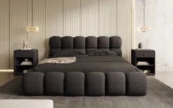 Designer Polsterbett Boston Wild Edition mit Stauraum