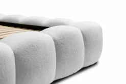 Designer Polsterbett Boston Bouclé mit Stauraum