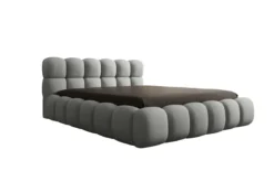 Designer Polsterbett Boston Bouclé mit Stauraum