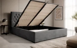 Designer Polsterbett Chester mit Stauraum