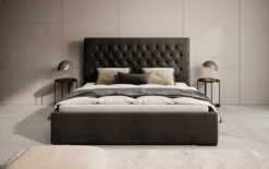 Designer Polsterbett Chester mit Stauraum