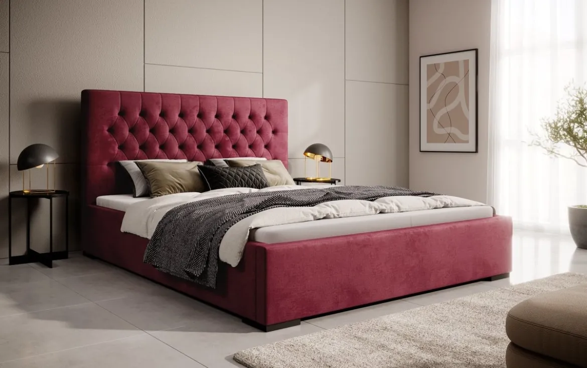 Designer Polsterbett Chester mit Stauraum