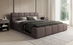 Designer Polsterbett Dallas Stoff mit Stauraum