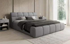 Designer Polsterbett Dallas Stoff mit Stauraum