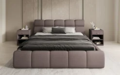 Designer Polsterbett Dallas Stoff mit Stauraum