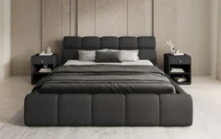Designer Polsterbett Dallas Stoff mit Stauraum